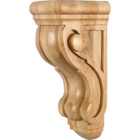 Hardware Resources 5" Wx6-3/4"Dx14"H Alder Scrolled Corbel CORQ-2ALD